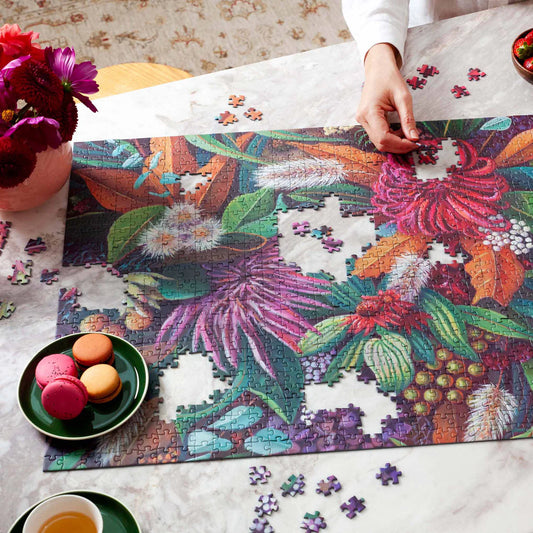 Floral delight 1000-piece jigsaw puzzle