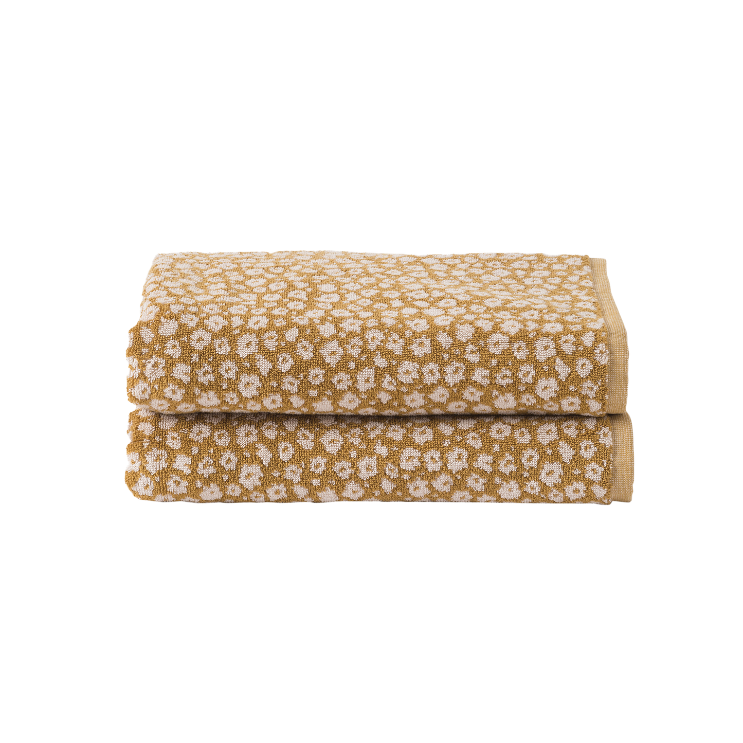 Forget me not cotton towel range citron