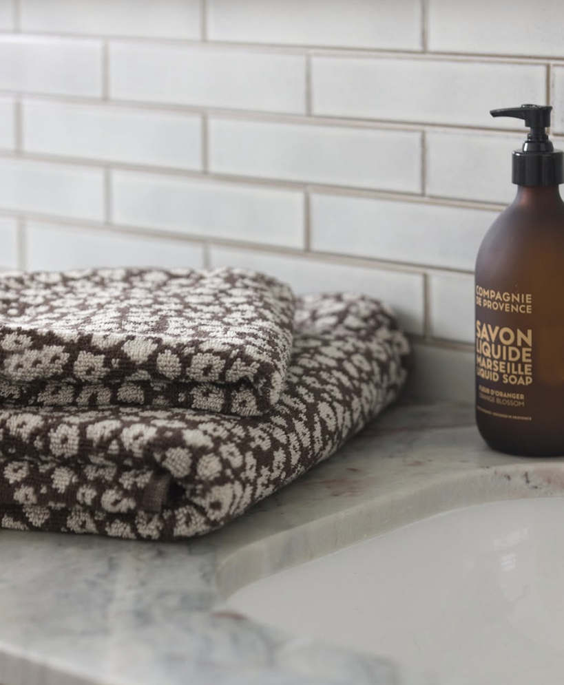 Forget me not cotton towel range rye