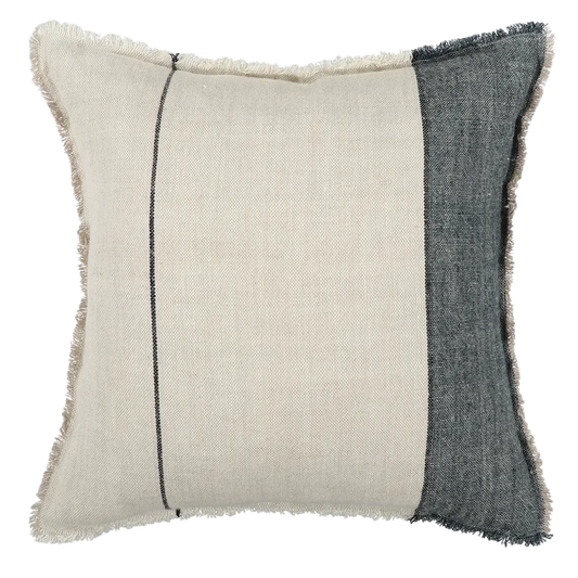 Frankton linen cushion cover cloudburst 50cm
