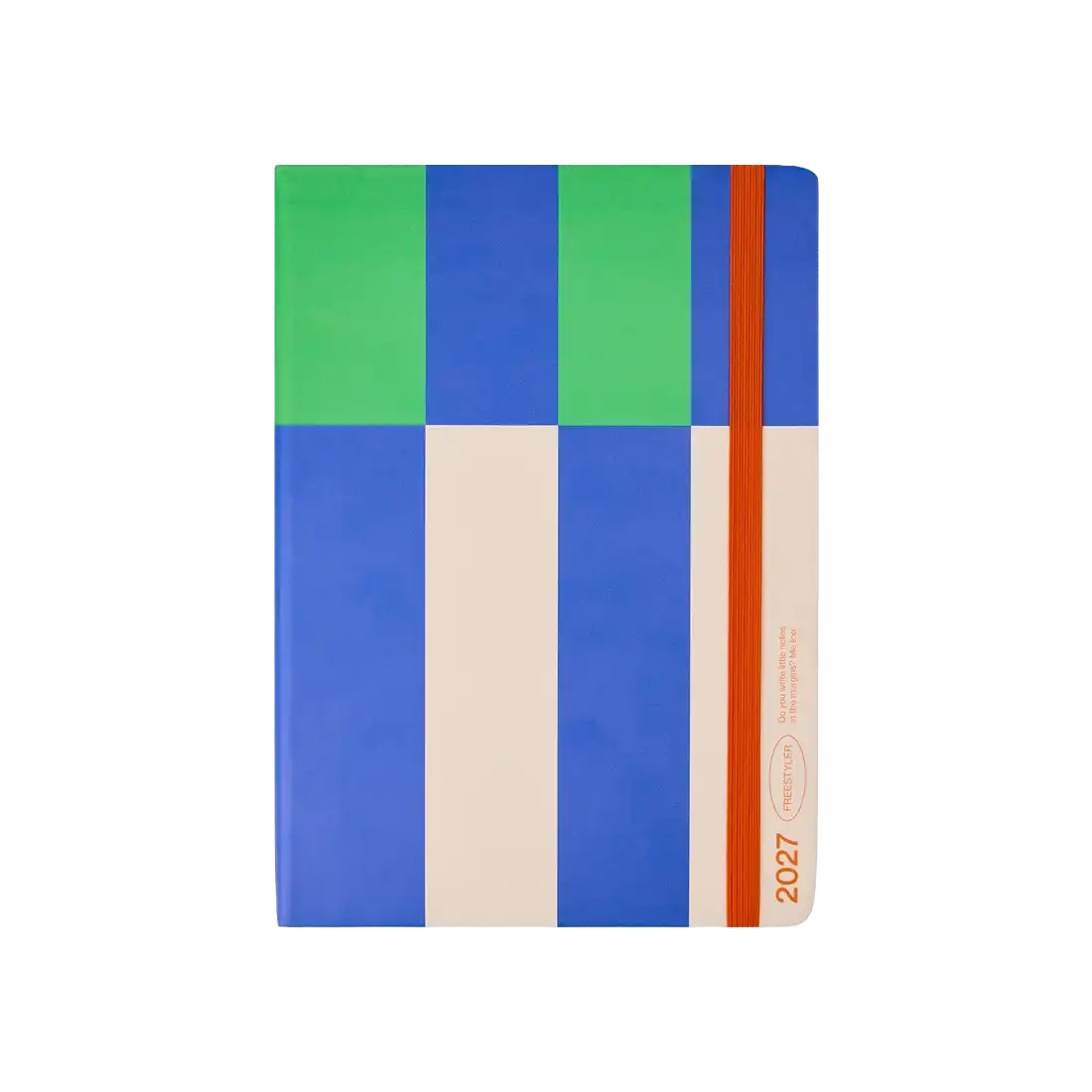Freestyler 2027 daily diary A5 blue & green