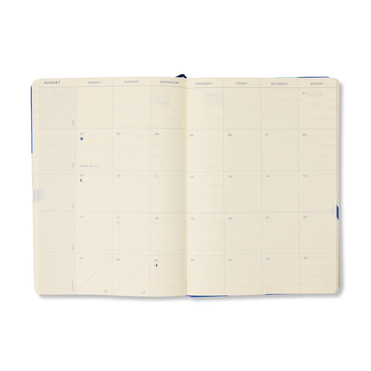 Freestyler 2027 daily diary A5 blue & green