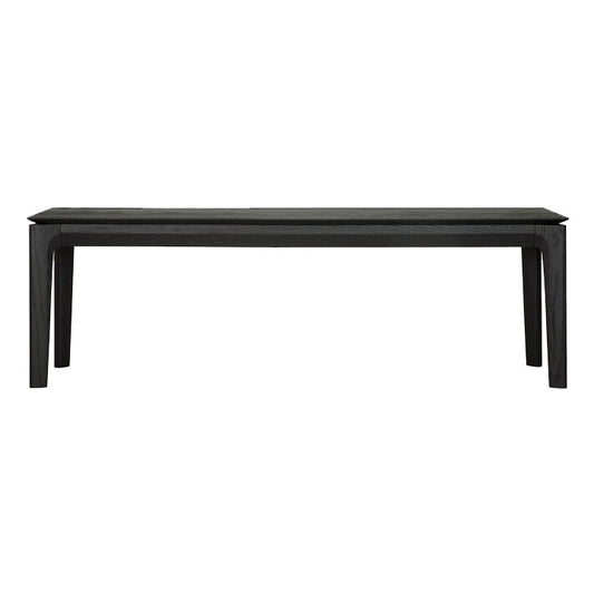 French oak bench seat black