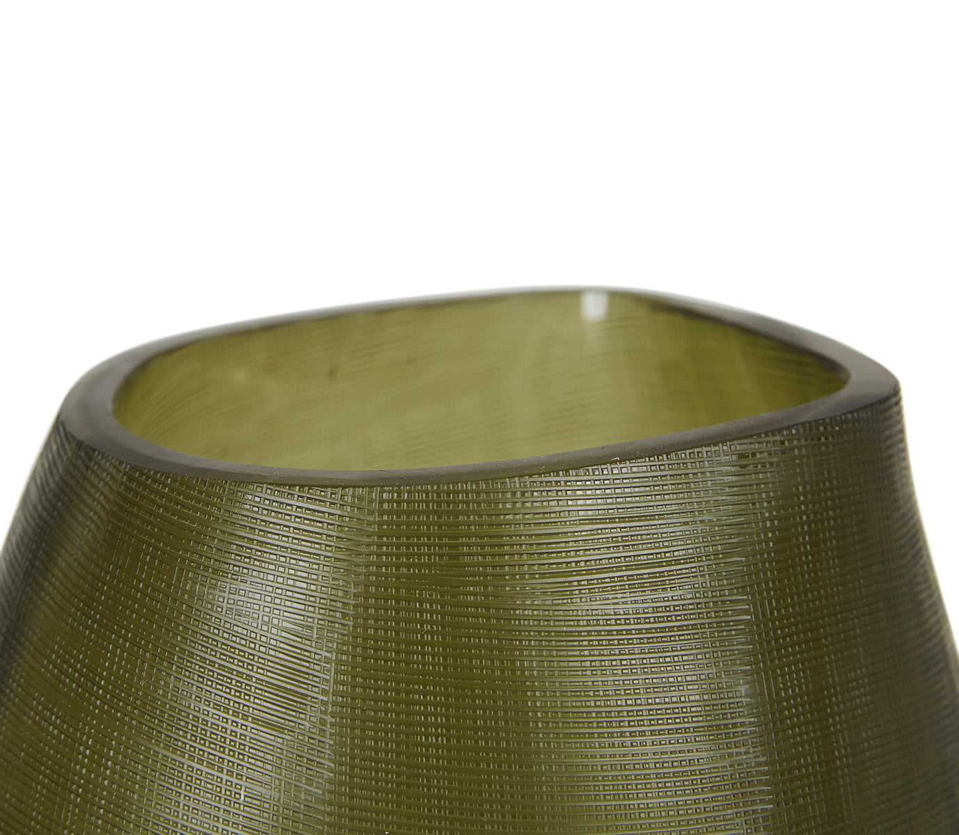 Globewest tall Boden form vase 33cm olive
