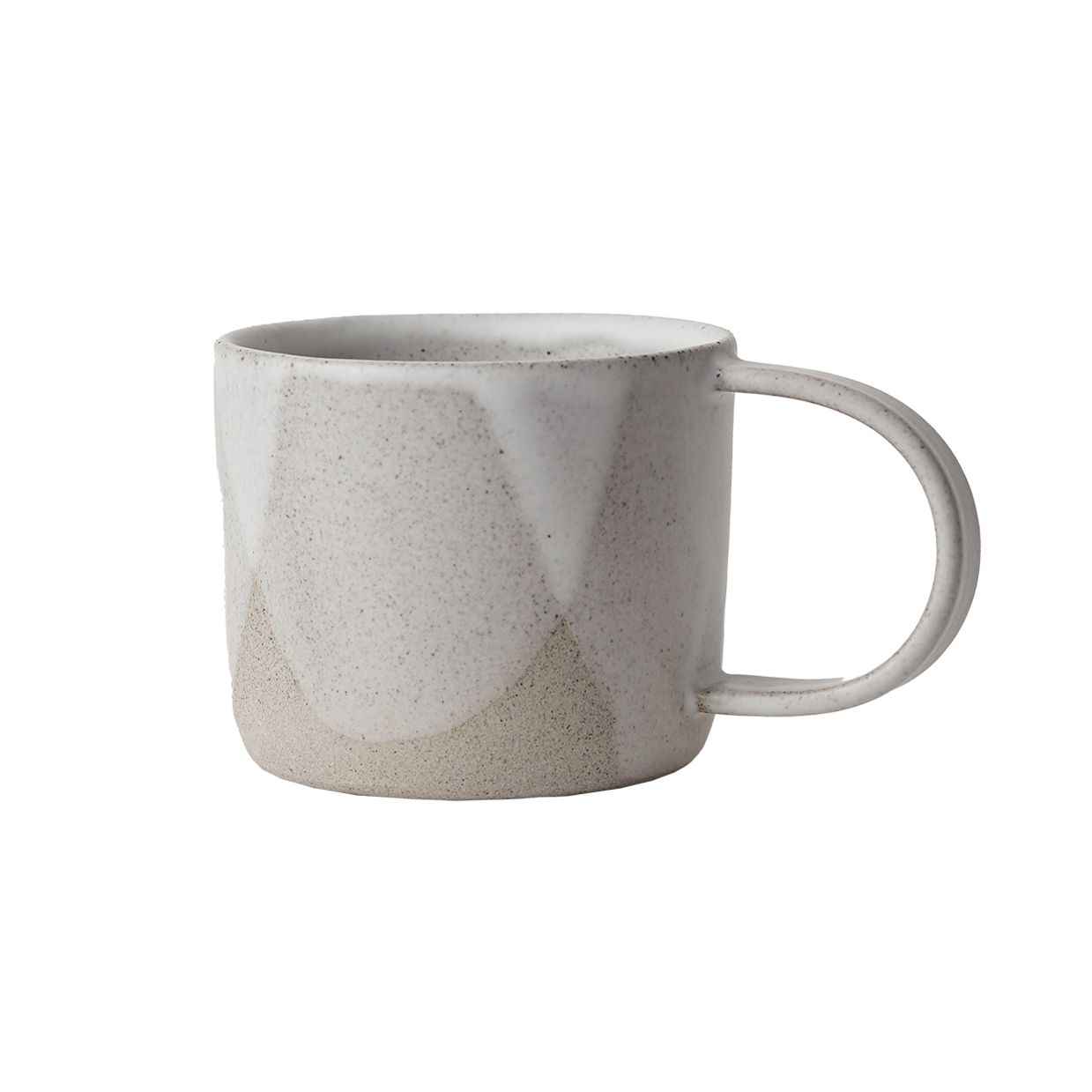 NZ made straight shaped mug natural wave