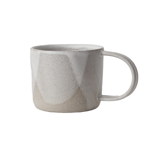 NZ made straight shaped mug natural wave