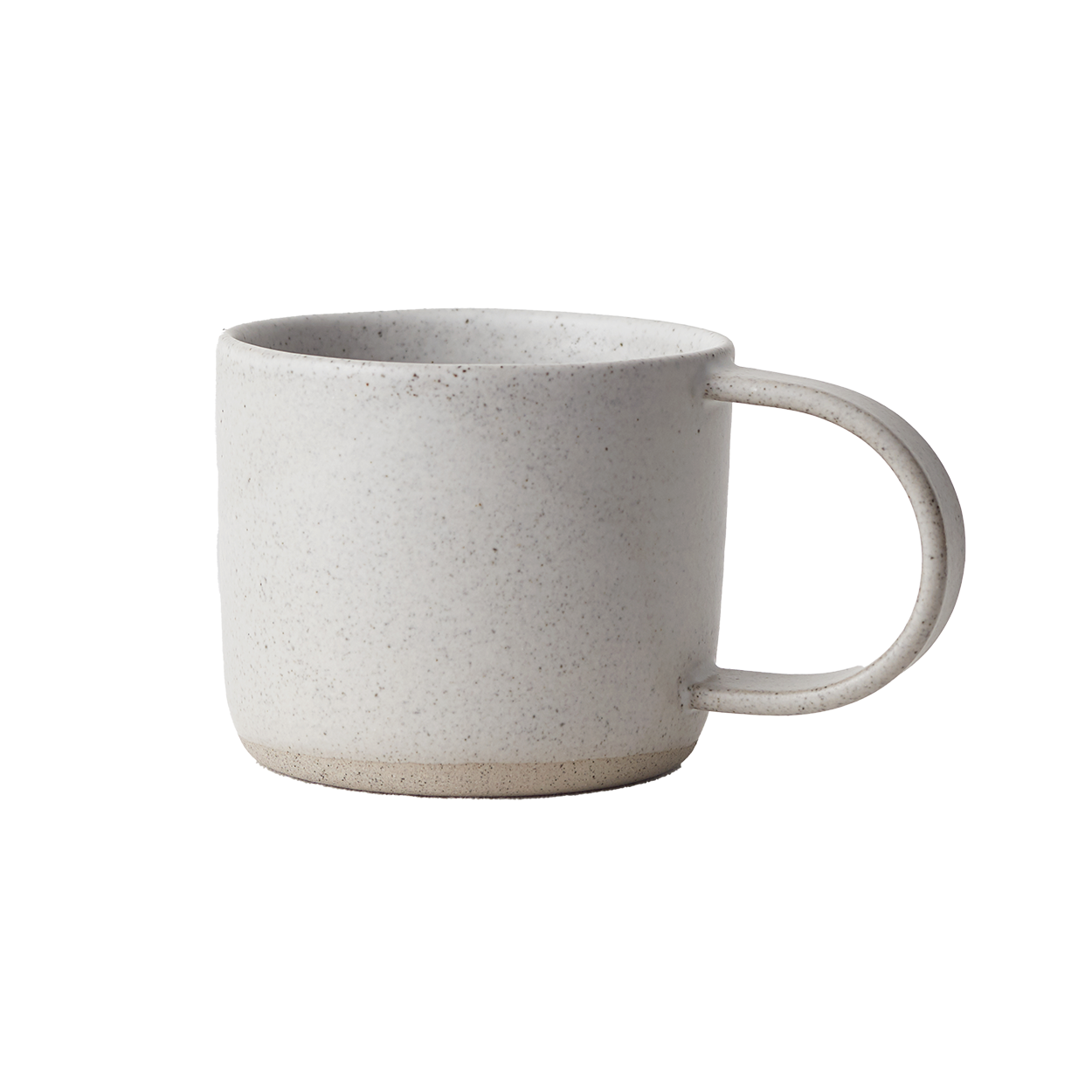 NZ made straight shaped mug natural plain