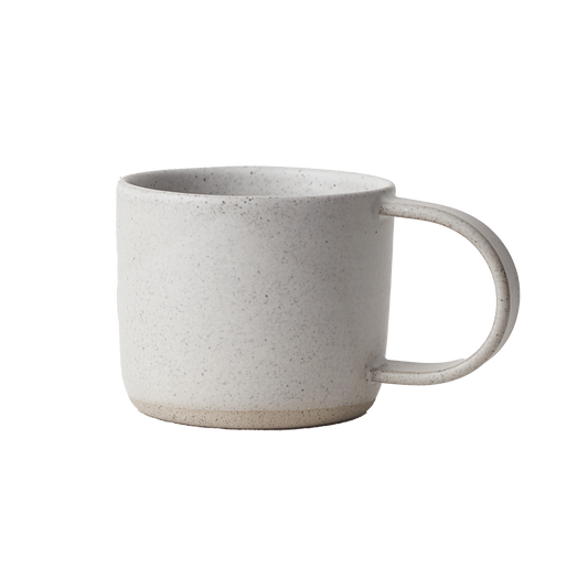 NZ made straight shaped mug natural plain