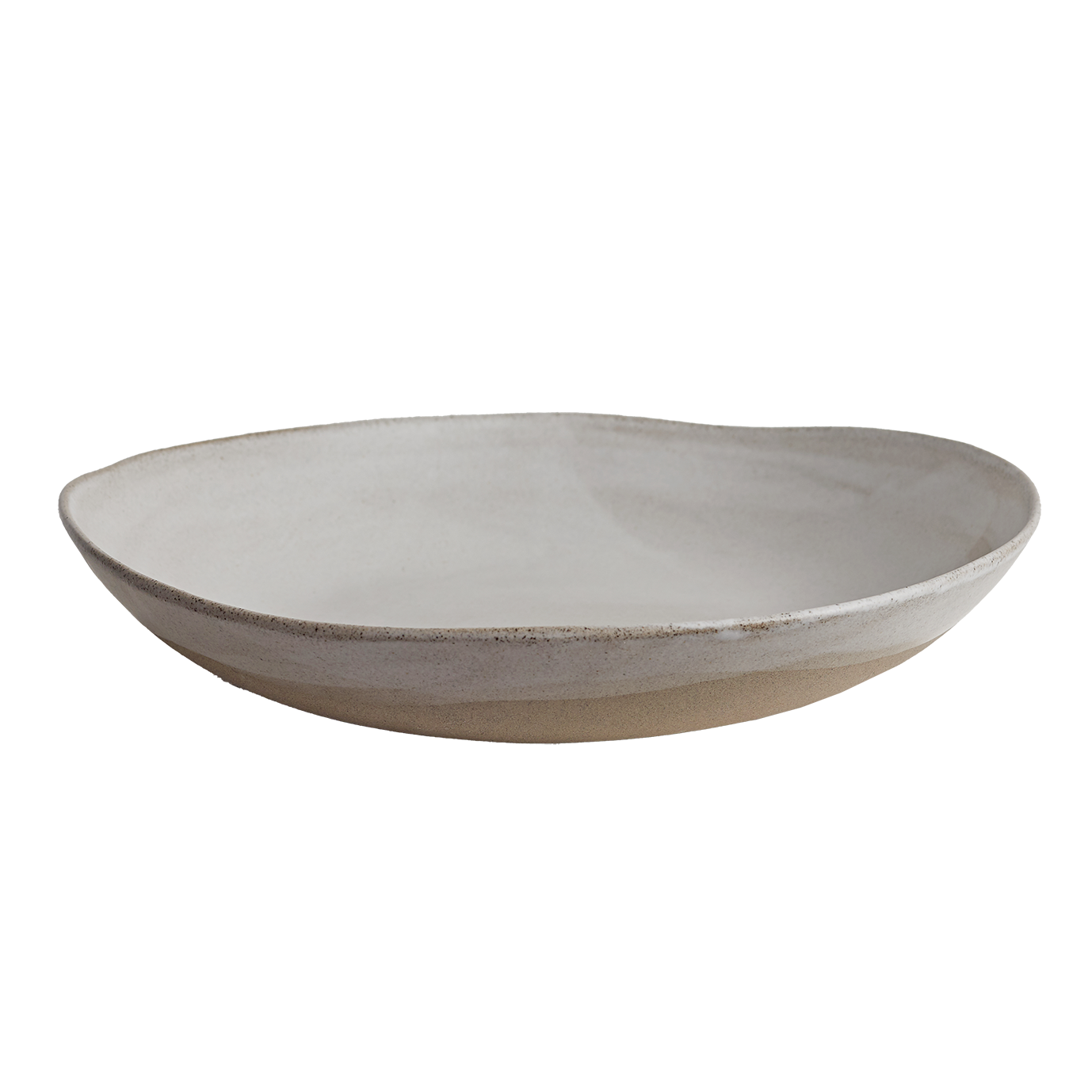 NZ made organic shaped round serving bowl 36cm