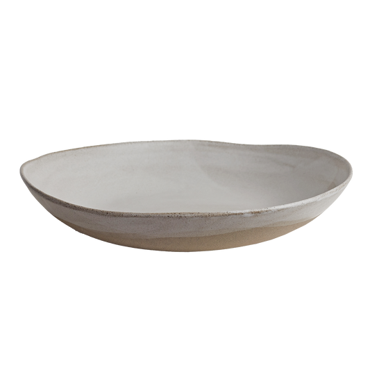 NZ made organic shaped round serving bowl 36cm