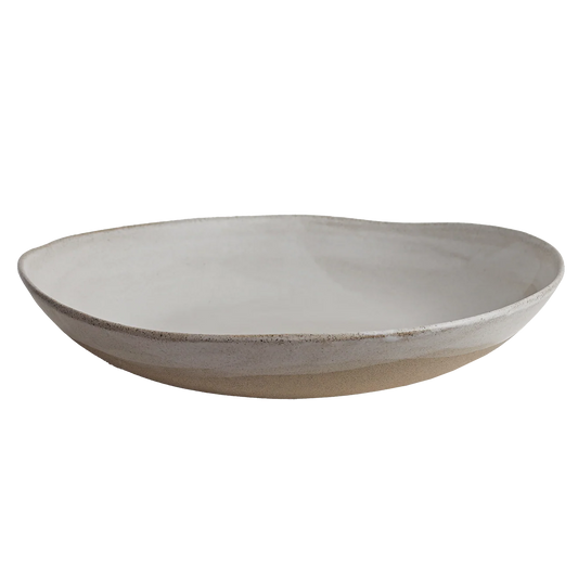 NZ made organic shaped round serving bowl 36cm