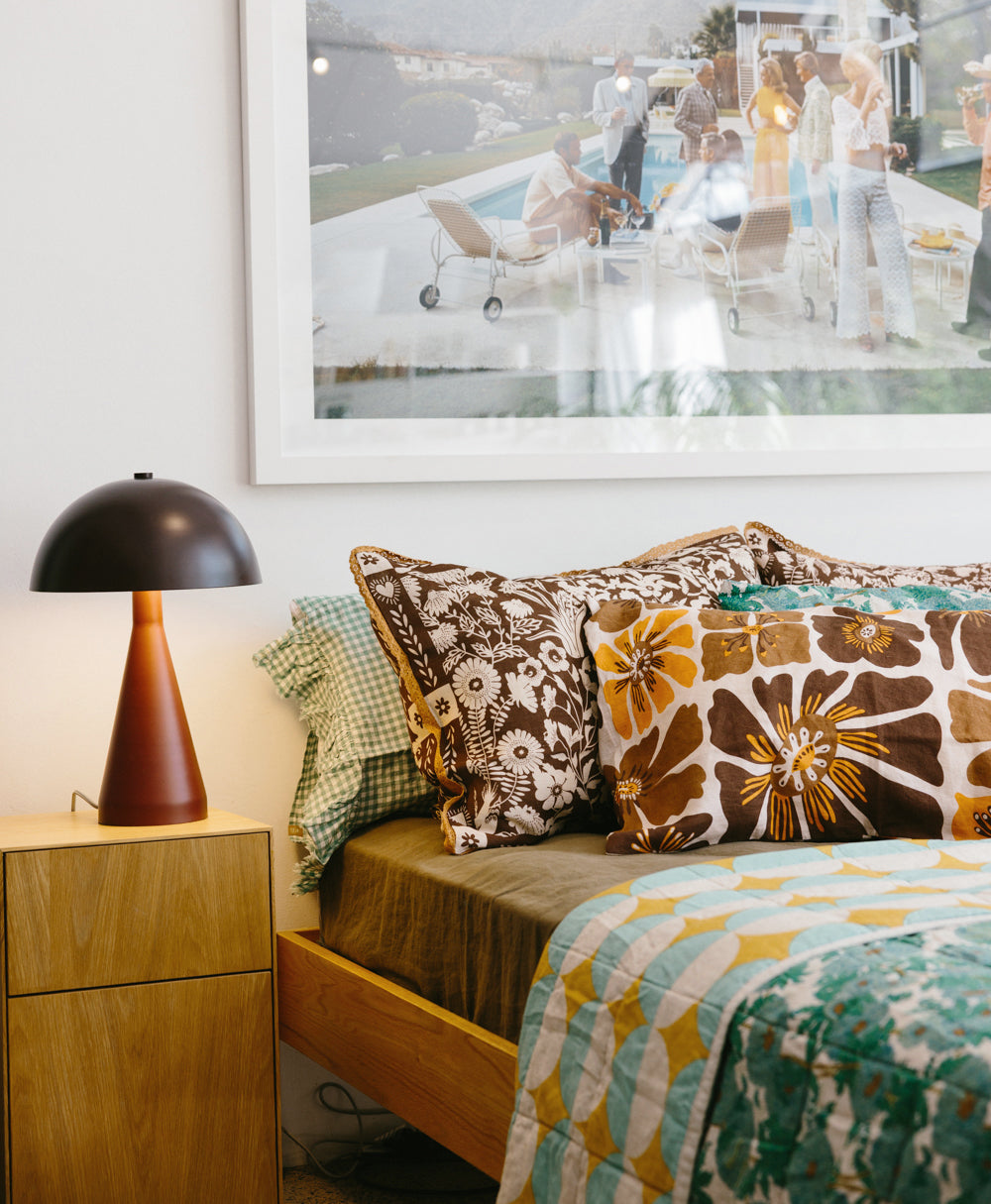 SOW Joan & Bob linen quilt