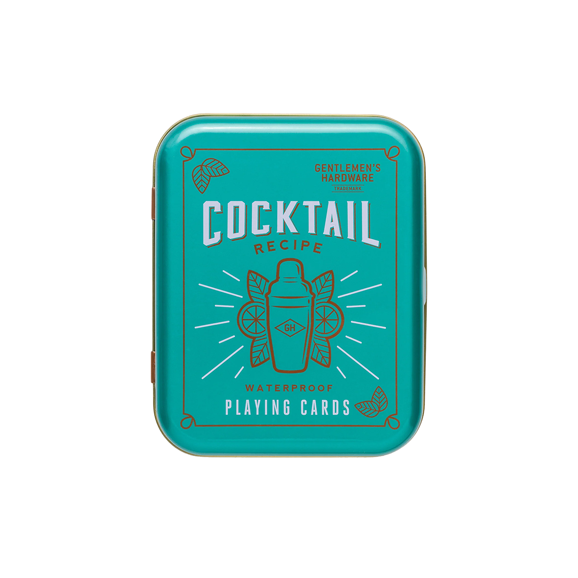 Cocktail recipe waterproof playing cards