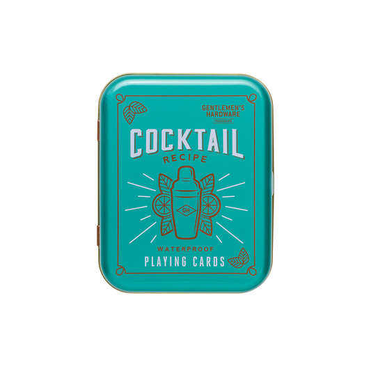 Cocktail recipe waterproof playing cards
