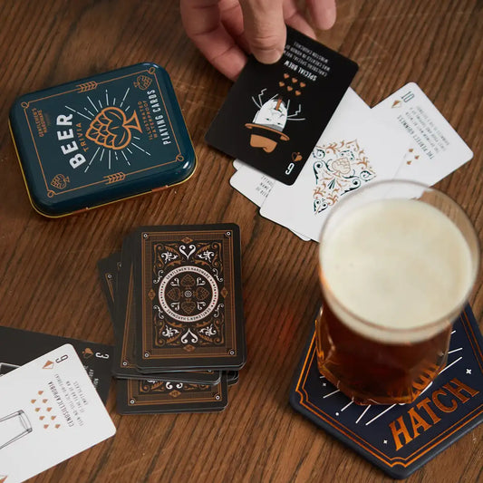 Beer trivia waterproof playing cards