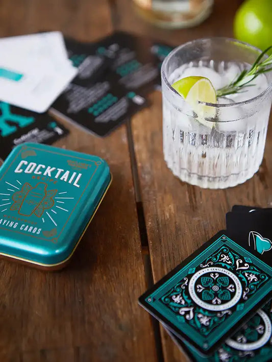 Cocktail recipe waterproof playing cards