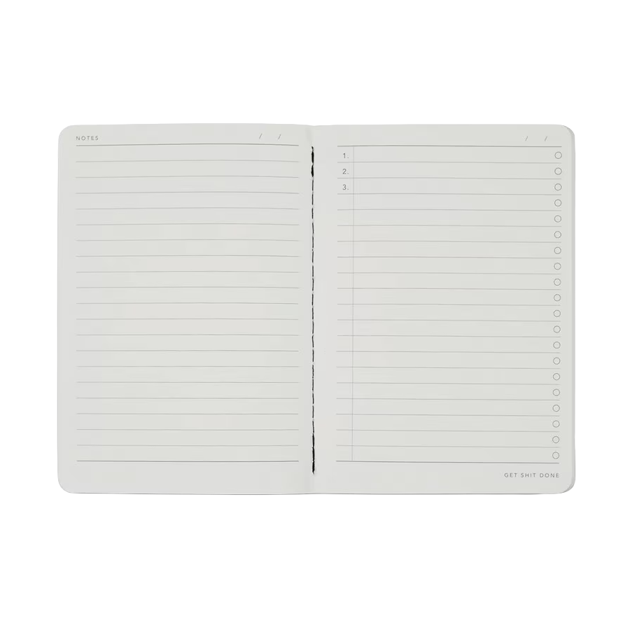 Get shit done A5 notebook vanilla