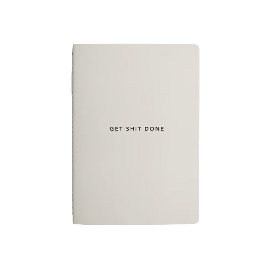 Get shit done A5 notebook vanilla