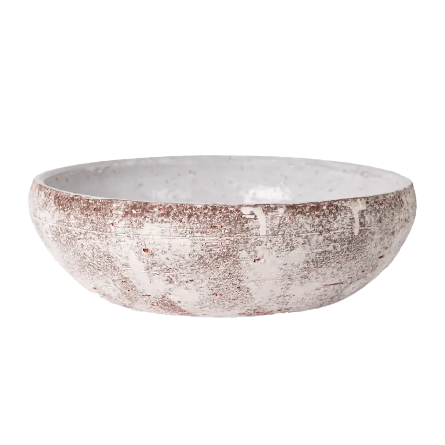 Glacier terracotta bowl 32cm