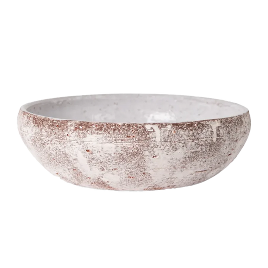 Glacier terracotta bowl 32cm