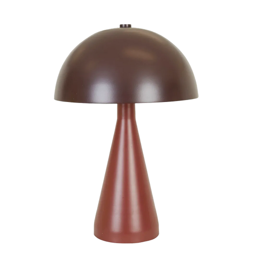 Easton dome table lamp burgundy berry