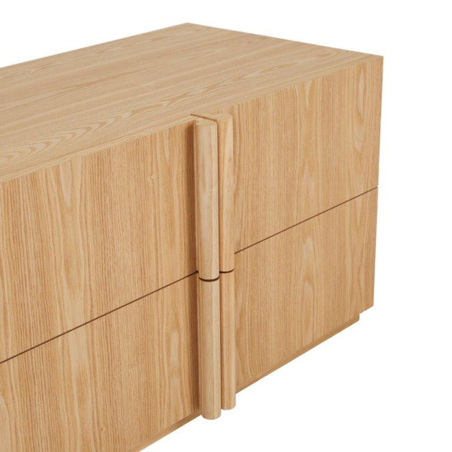 Globewest Kin 4-door entertainment unit 180cm natural ash