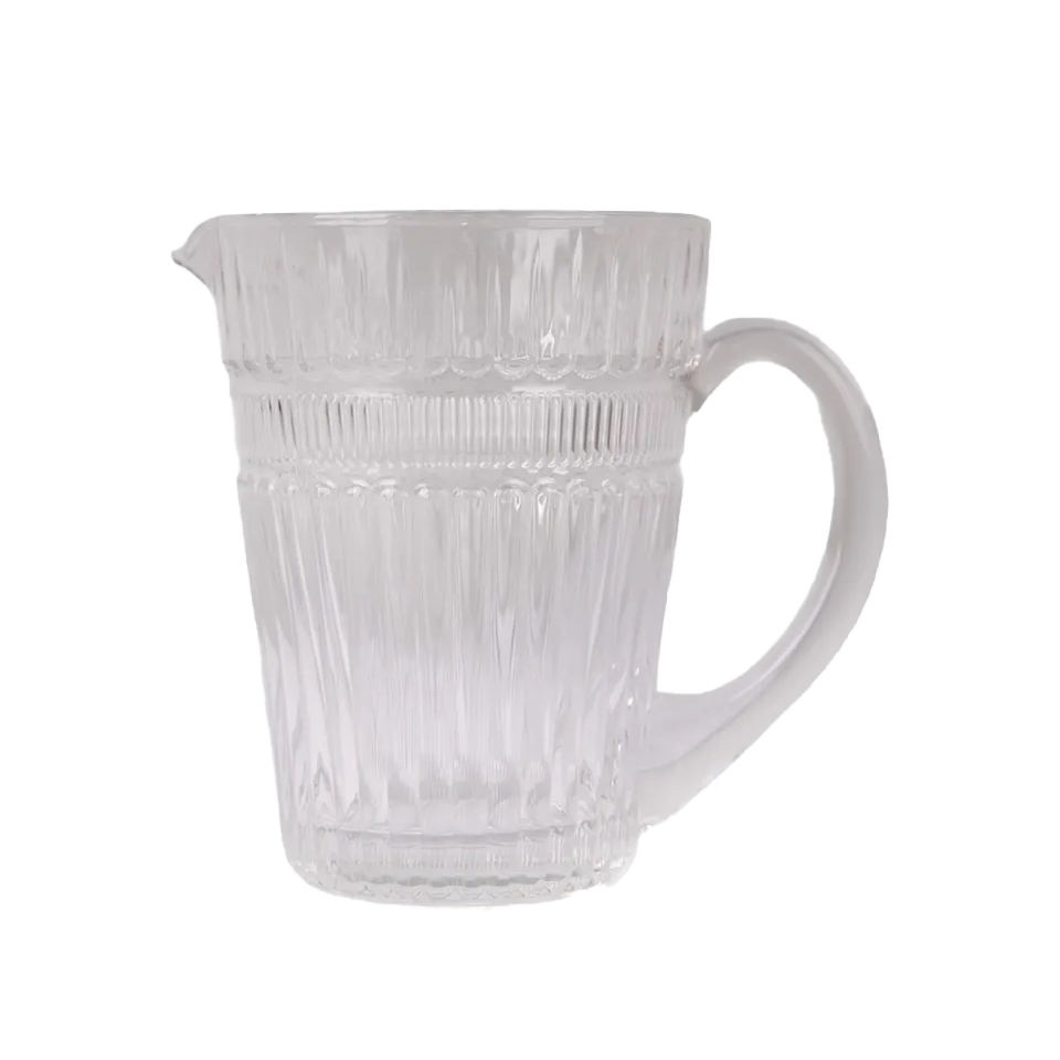 Glow glass serving jug clear1500ml