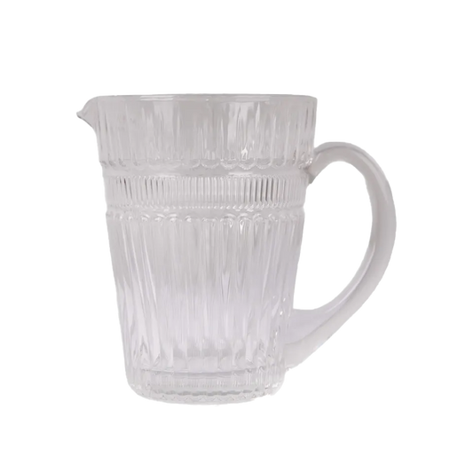 Glow glass serving jug clear1500ml