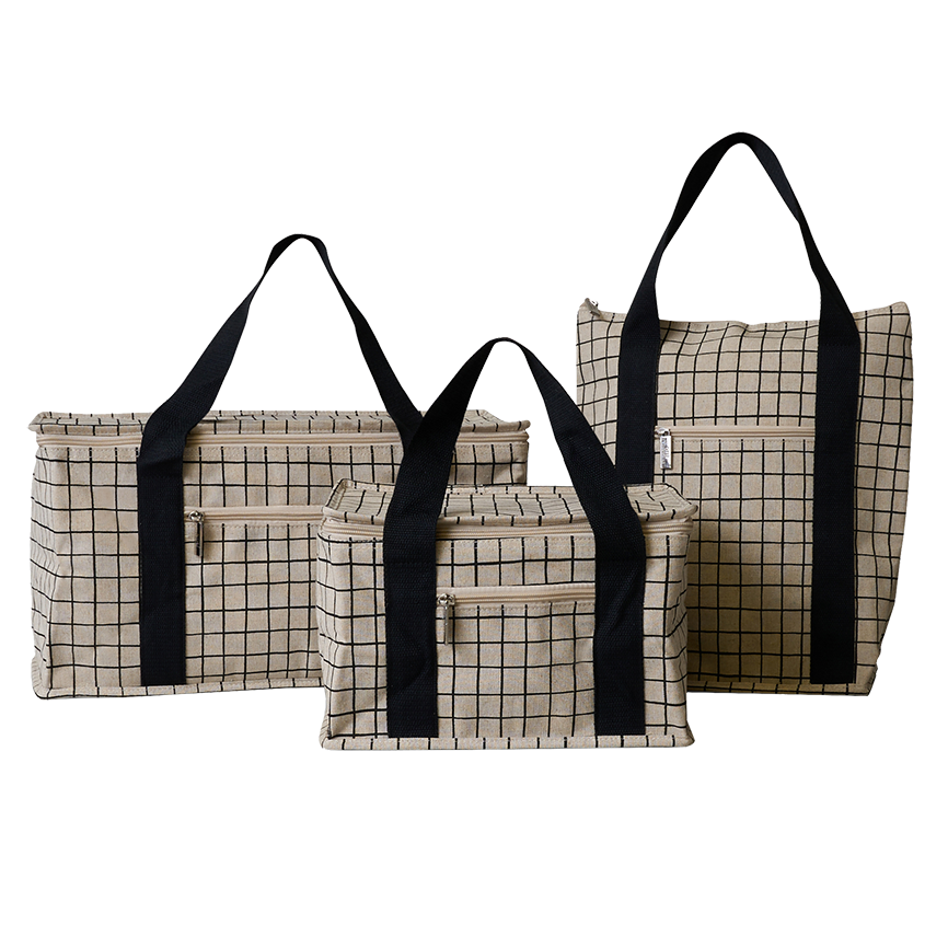 Grid wine cooler bag