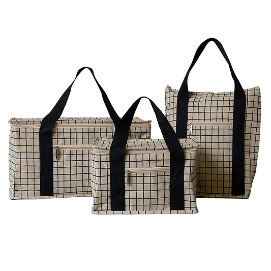 Grid wine cooler bag