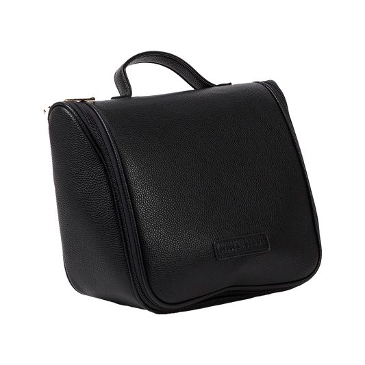 Hanging toiletry organiser black