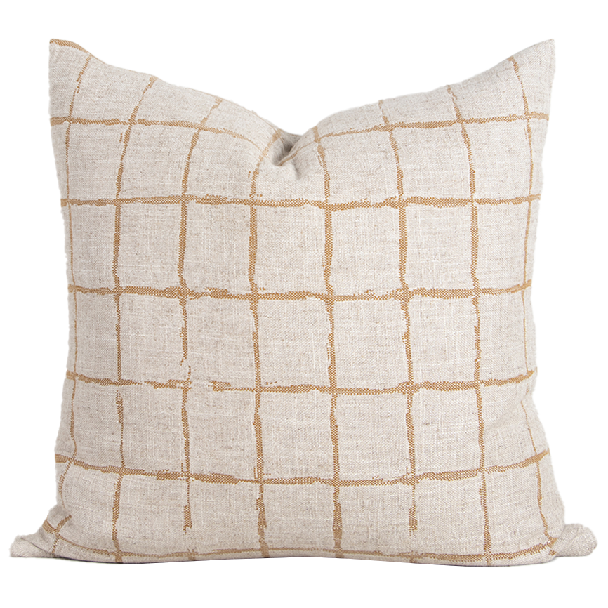 Harrison cushion cover ochre 55cm