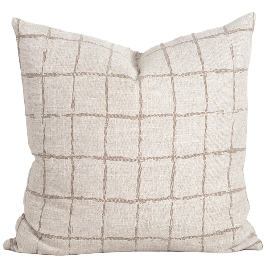 Harrison cushion cover taupe 55cm