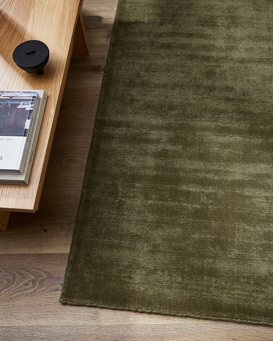 Haywood NZ wool floor rug lichen