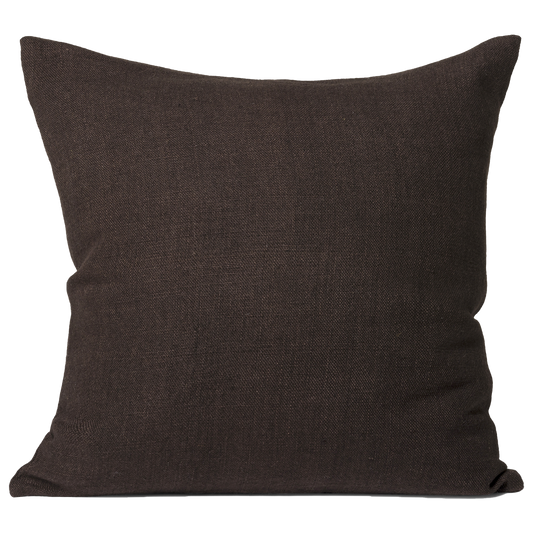 Heavy linen cushion cover 55cm rye