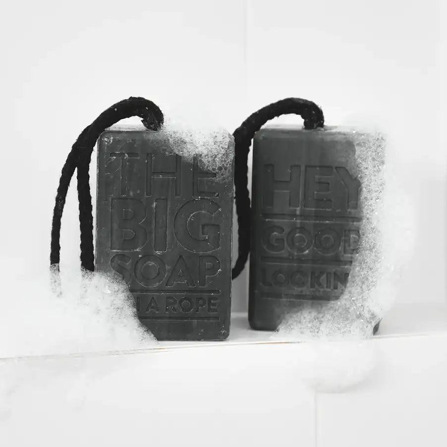 ‘Hey good looking’ soap on a rope