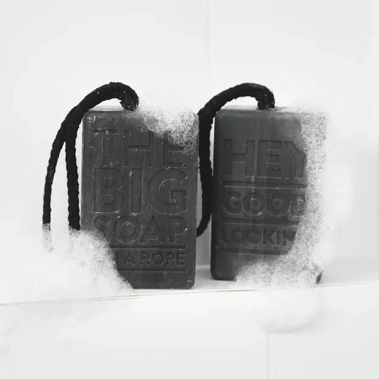 ‘Hey good looking’ soap on a rope