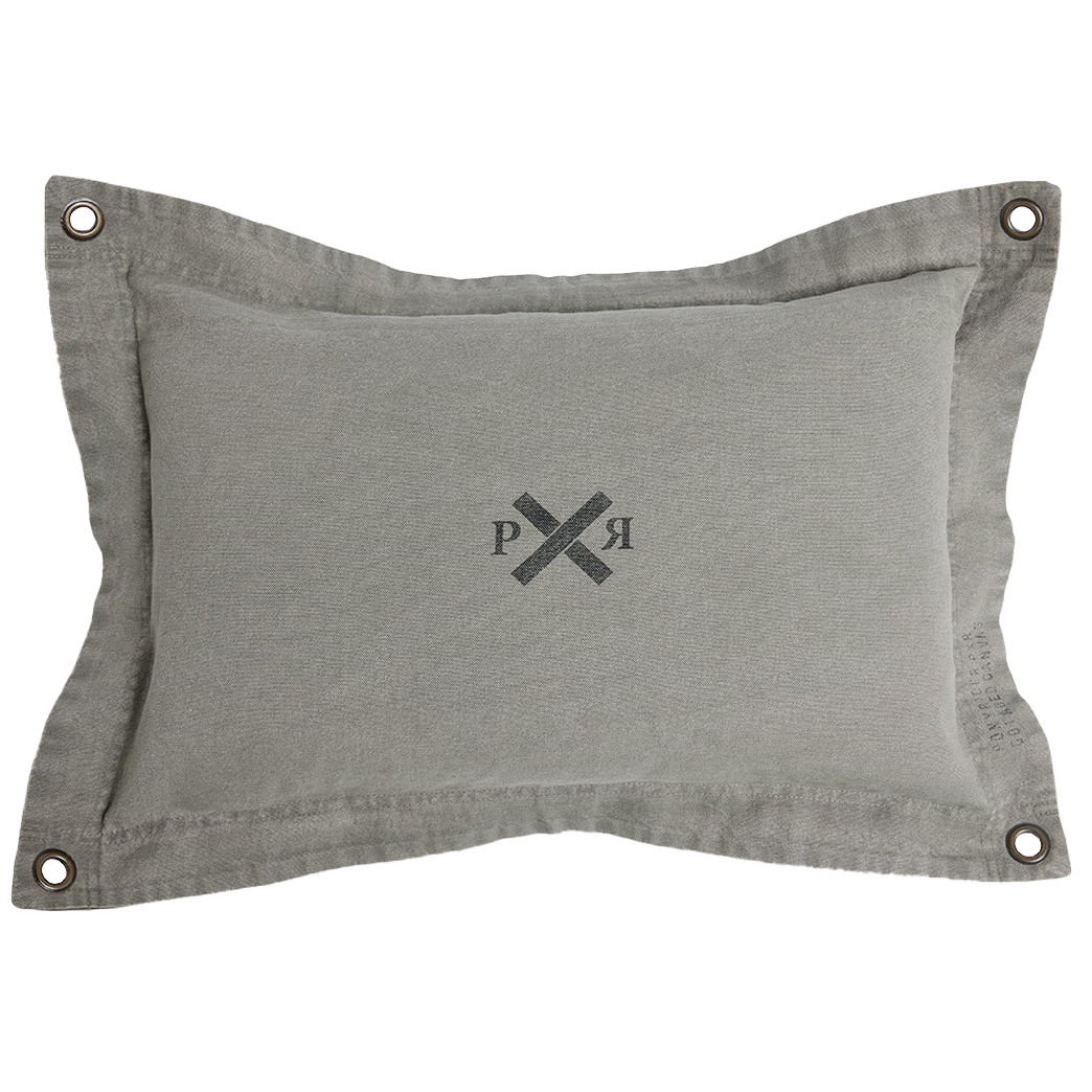 Pony Rider Lil Highlander cushion cover 55 x 35cm olive grey