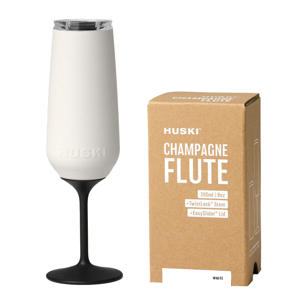 Huski champagne flute white 240ml