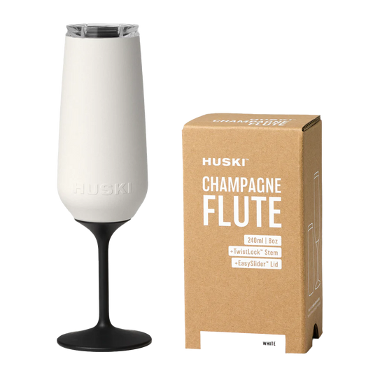 Huski champagne flute white 240ml