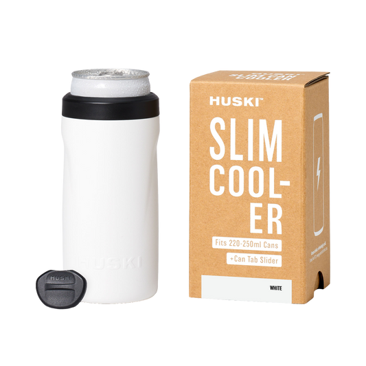 Huski slim can cooler white