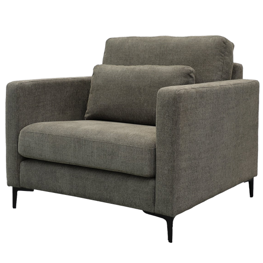 Isle two-tone armchair khaki