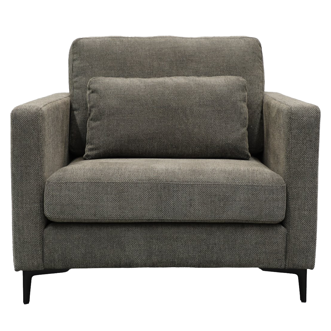 Isle two-tone armchair khaki