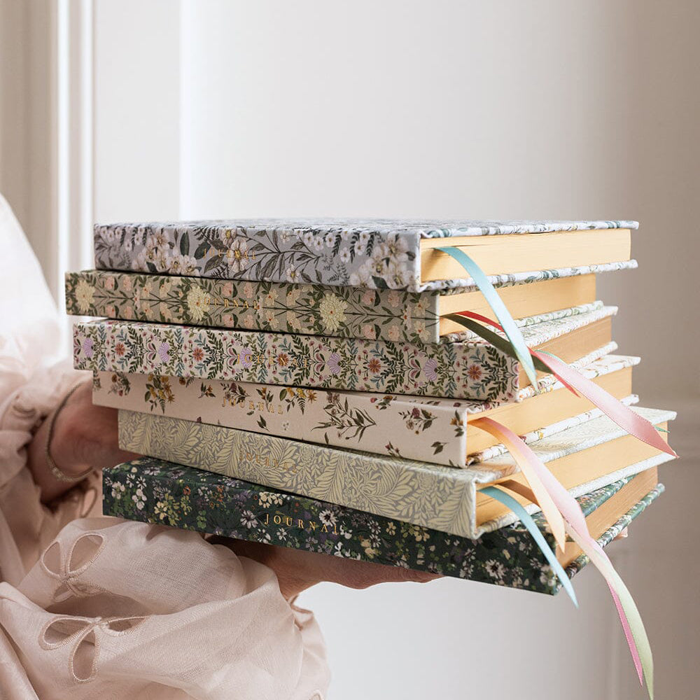 Bloomere linen bound journal lined