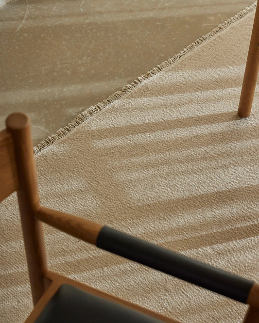 Jacqueline wool rug cashew