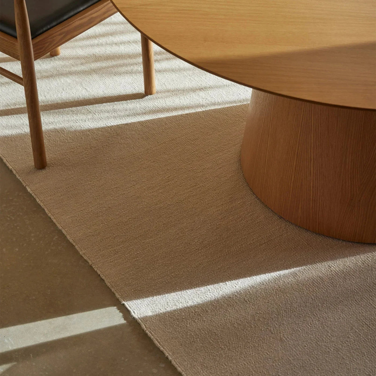 Jacqueline wool rug cashew