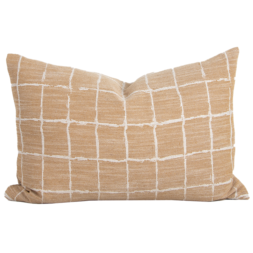 Johnson rectangle cushion cover 40 x 60cm ochre