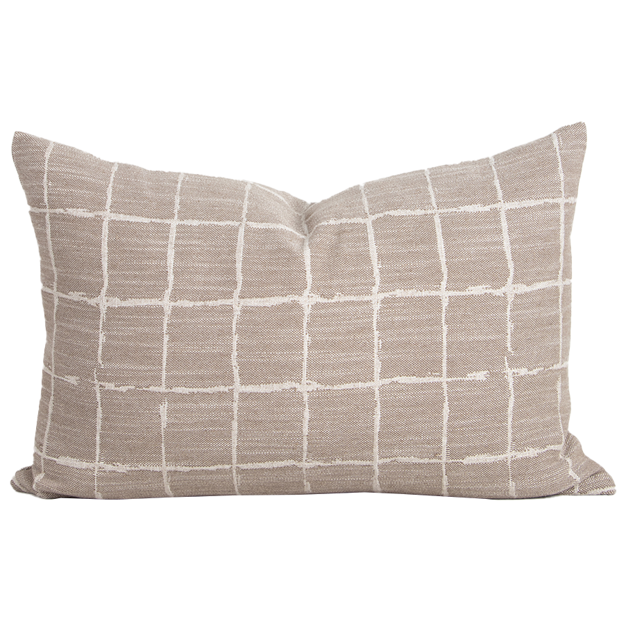 Johnson rectangle cushion cover 40 x 60cm taupe