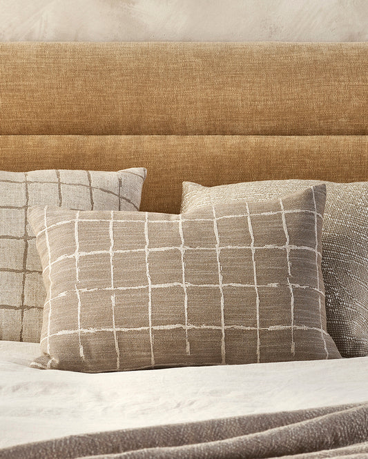 Johnson rectangle cushion cover 40 x 60cm taupe