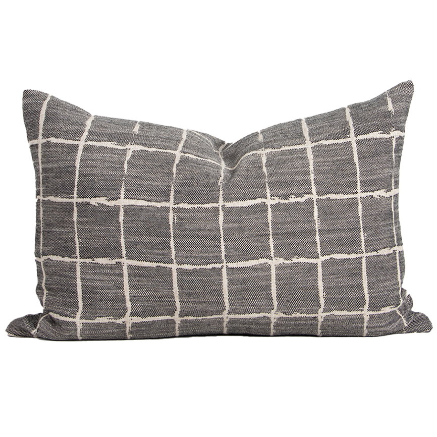Johnson rectangle cushion cover 40 x 60cm black